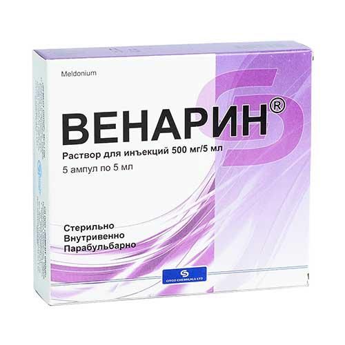 Венарин 500мг/5мл №5 р-р д/инъек