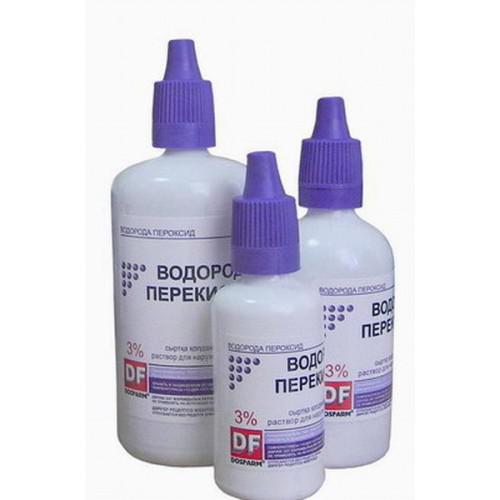 Перекись водорода DF 3% 100мл флакон-капельница