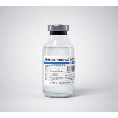 Аминокапроновая к-та 5% 100мл инф.р-р