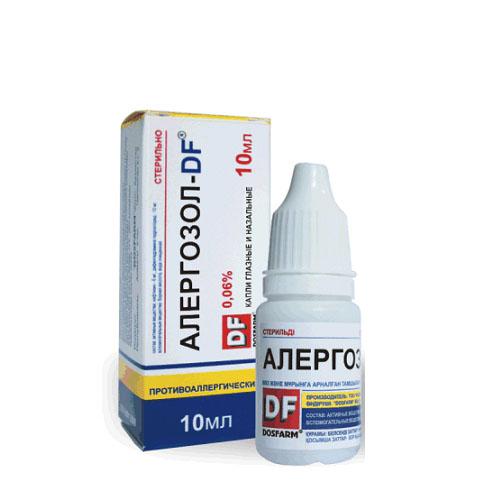 Аллергозол-DF 0.06%-10 мл гл/наз. капли