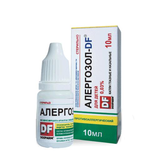 Аллергозол-DF 0.03%-10 мл гл/наз. капли