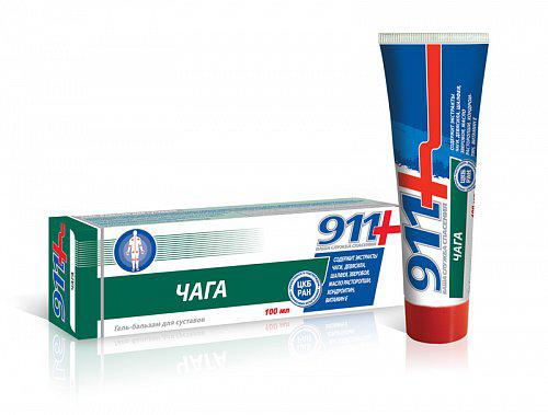 911 Чага гель-бальзам д/суст 100мл